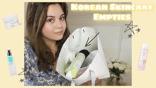 Korean Skincare Products I emptied out ❤️💔