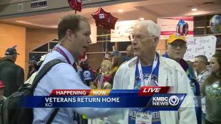 Honor Flight participants return to hero's welcome