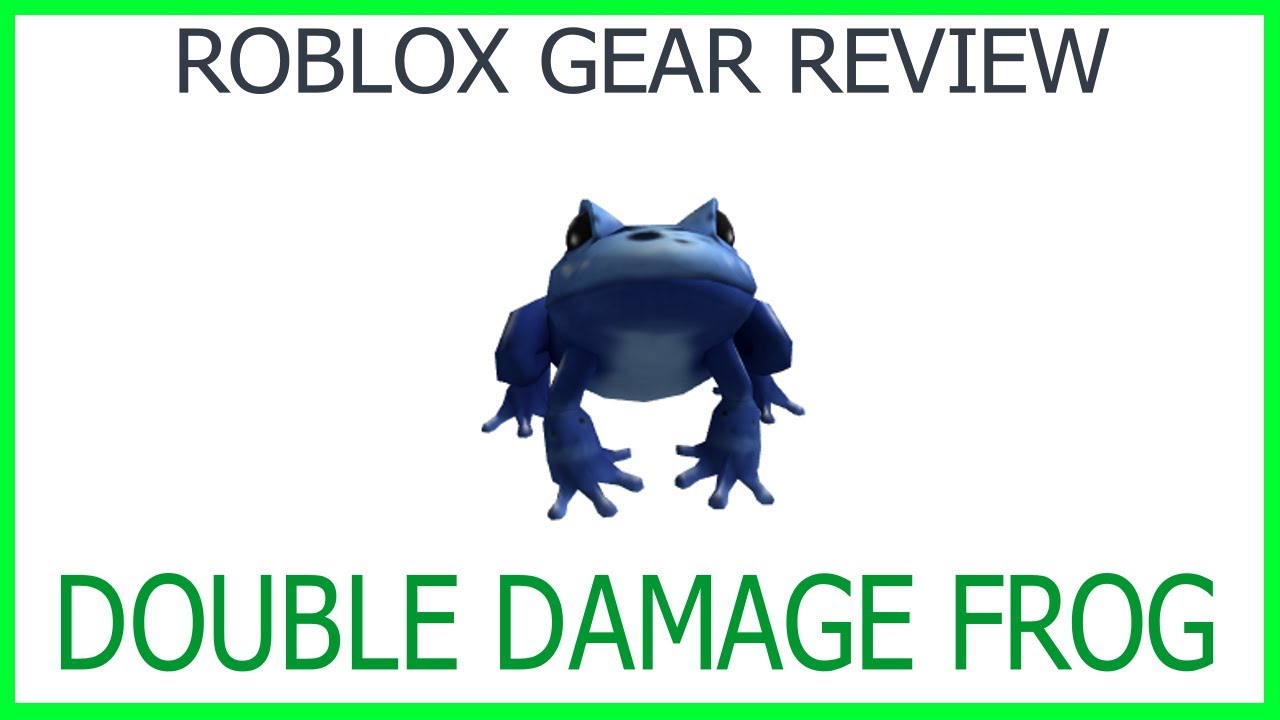 Roblox Gear Review 18 Double Damage Frog Youtube - subspace tripmine not working roblox