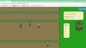 Amrit Thapa 18406540 horse racing game video