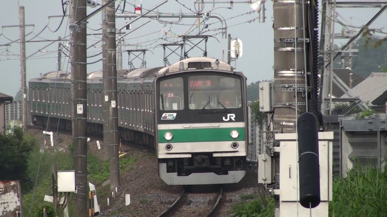 JR205系 川越線快速新宿行き/JR 205 series at Kawagoe Line/2013.06.23