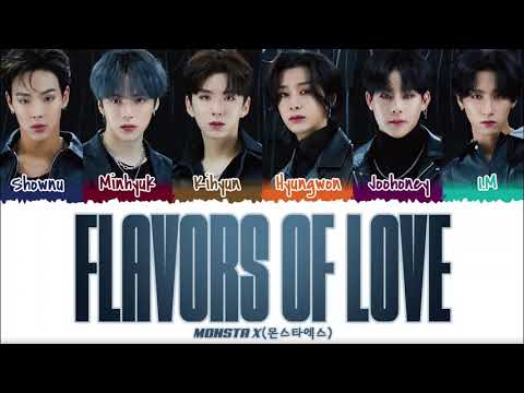 MONSTA X - 'FLAVORS OF LOVE' Lyrics [Color Coded_Kan_Rom_Eng] [1 HOUR LOOP]