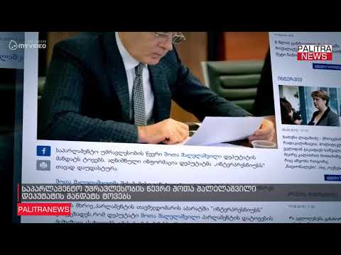 საპარლამენტო უმრავლესობის წევრი შოთა შალელაშვილი დეპუტატის მანდატს ტოვებს