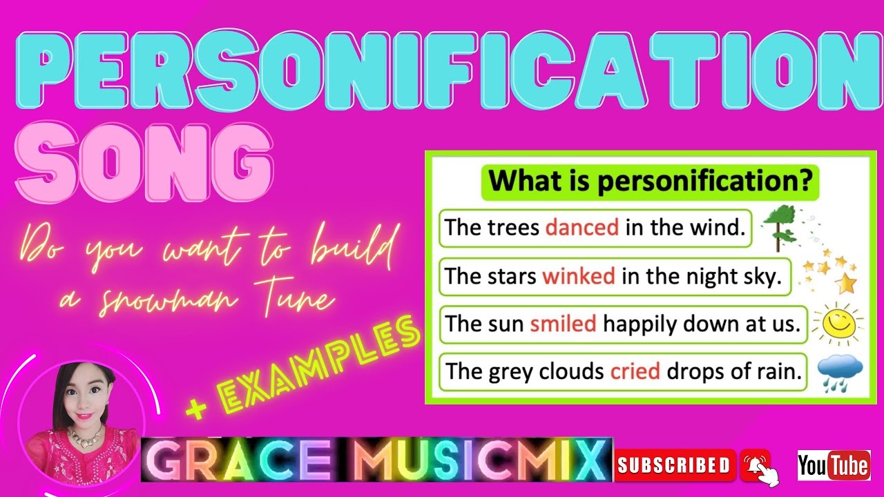 What Are Some Songs With Personification PERSONIFICATION SONG | GRACE MUSICMIX | WITH EXAMPLES - YouTube