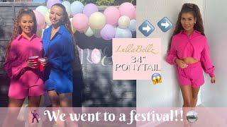 FESTIVAL GLAM: TESTING THE NEW LULLABELLZ EXTRA AF 34 TEXTURED WAVE WRAPAROUND PONY