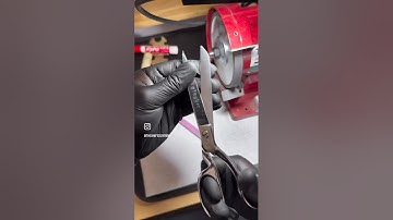 Gingher Scissor Sharpening #narration #sharpening #scissors