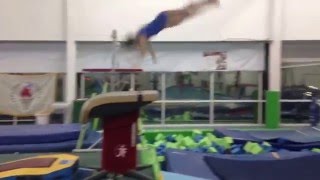 Yurchenko Layout Full on Vault