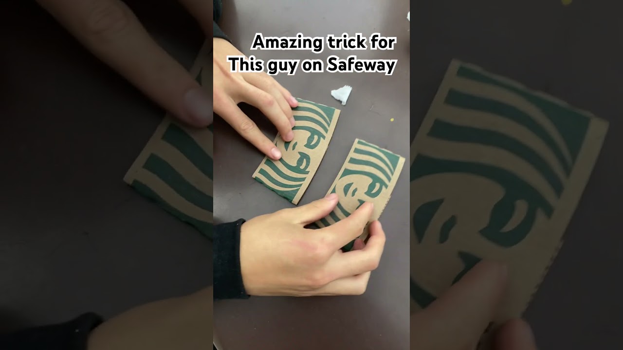 Amazing trick from this cool guy on a subway! 