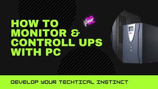 INTERFACE UPS WITH SERVER or PC USING WIN POWER |CONFIGURATION, CONTROLLING & MONITORING / PART-02 🔌