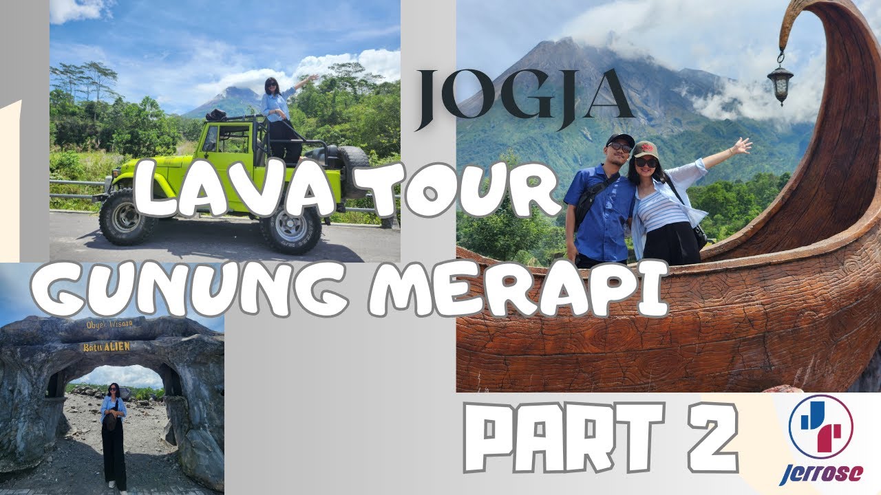 Vlog Liburan ke Gunung Merapi Jogja with Lava Tour Merapi PART 2 - Holiday in Yogyakarta #11