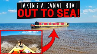 356 - CROSSING THE WASH WITHOUT A PILOT! Taking Our CANAL BOAT OUT TO SEA! - Denver to Boston