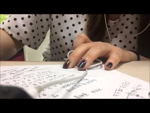 asmr no talking 3d sound 펜소리 사각사각 pen writing