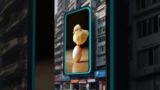 Small chicks and egg #billboard