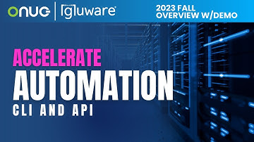 ONUG Fall 2023 | Accelerate Automation CLI and API [Demo]