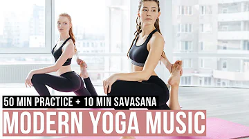 Music for Yoga. 50 min of Modern Yoga Music + 10 min Savasana Music to end Yoga Class.