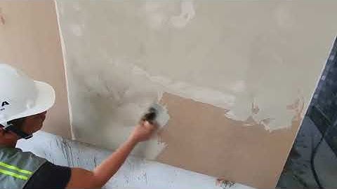 Các bước thi công sơn hiệu ứng bê tông nhanh chóng (B1)