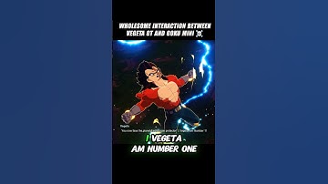 Wholesome Interaction Between Vegeta GT And Goku Mini 🥶 #crashout #ssj4vegeta #sparkingzero #dbz