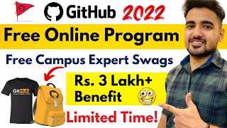 Github Free Program For Students | Github Campus Expert 2022 | Free Swags T-shirt | Free Courses