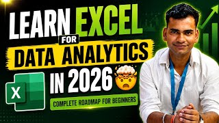 Learn Excel for Data Analytics in 2026 | Complete Roadmap for Beginners