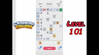 Crossword Challenge Level 101 Walkthrough