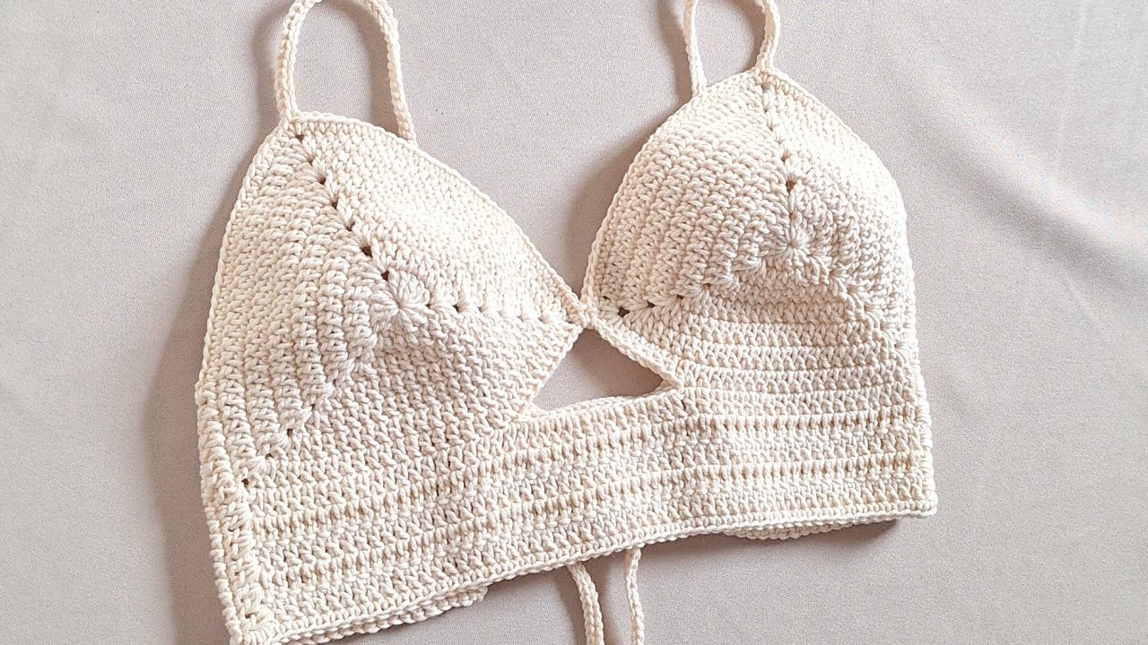 Cropped fácil de crochê com ponto alto | passo a passo completo 🧶