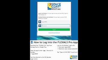 📱 How to Log Into the FLEXMLS Pro App