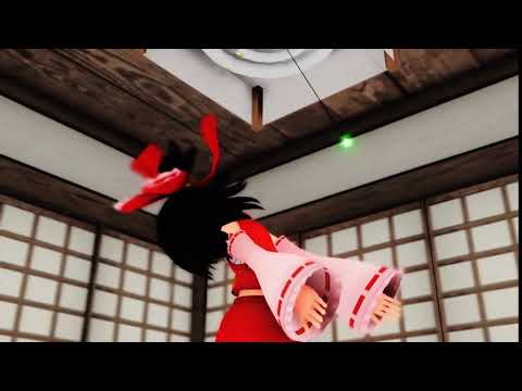 【東方MMD】霊夢の日々の弾幕回避グレイズトレーニング 【ショート】