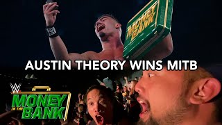 Theory wins Money in the Bank live reaction