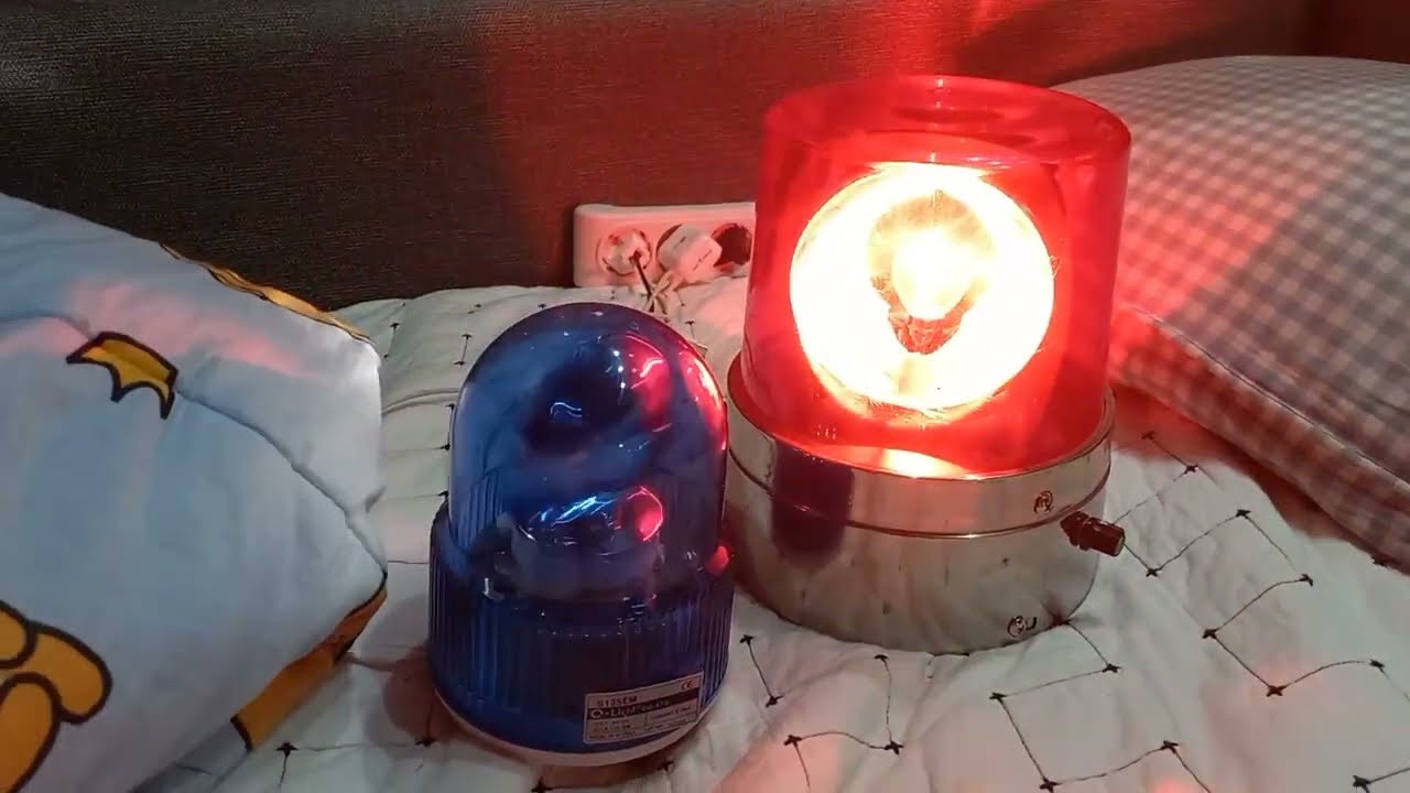 레드형 이랑 교환한 경광전기 K180 경광등 & 큐라이트 S125EM 경광등 개봉기 & 작동영상!!