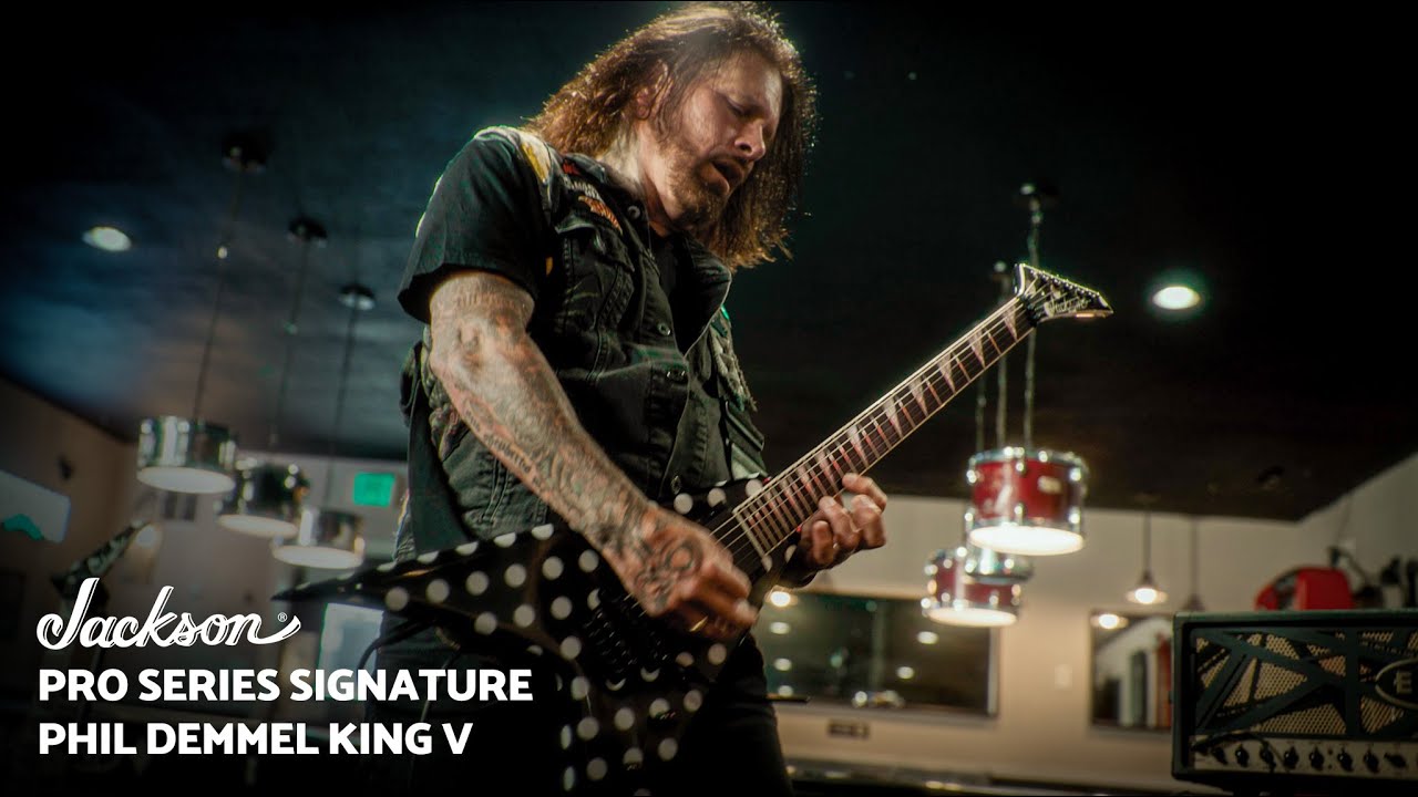 Phil Demmel Introduces His Pro Series Signature King V KV Polka Dot | Jackson Guitars