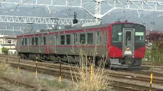 SR1系普通編成・115系豊野駅到着＆発車　part22