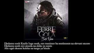 FERRE GOLA - MATCH KUATA (LYRICS VIDEO)