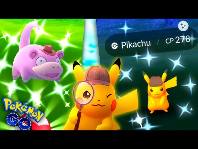 I FOUND SHINY DETECTIVE PIKACHU IN POKEMON GO! Shiny Detective