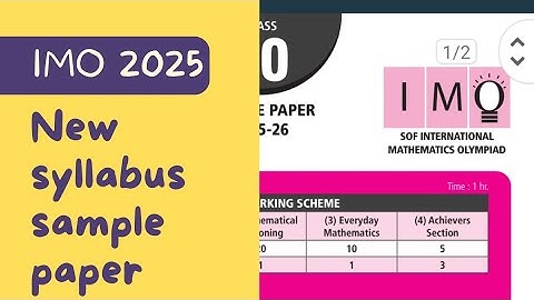 Maths olympiad class 10 sample paper  2025/class 10 maths olympiadsample paper 2025/class 10 imo