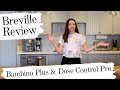 Breville Bambino Plus & Dose Control Pro- Make a coffee, cleaning & descale cycles! TIMESTAMPS below