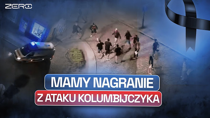 MAMY NAGRANIE Z NOWEGO. ATAK NOŻEM KOLUMBIJCZYKA, POŚCIG POLICYJNY, REANIMACJA