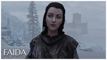 Meet Faida The Stunning Fire Mage - Skyrim Mod Showcase!