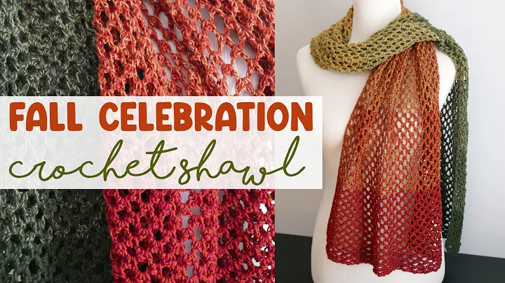 A PERFECT Autumn Shawl! (Fall Celebration Crochet Shawl)
