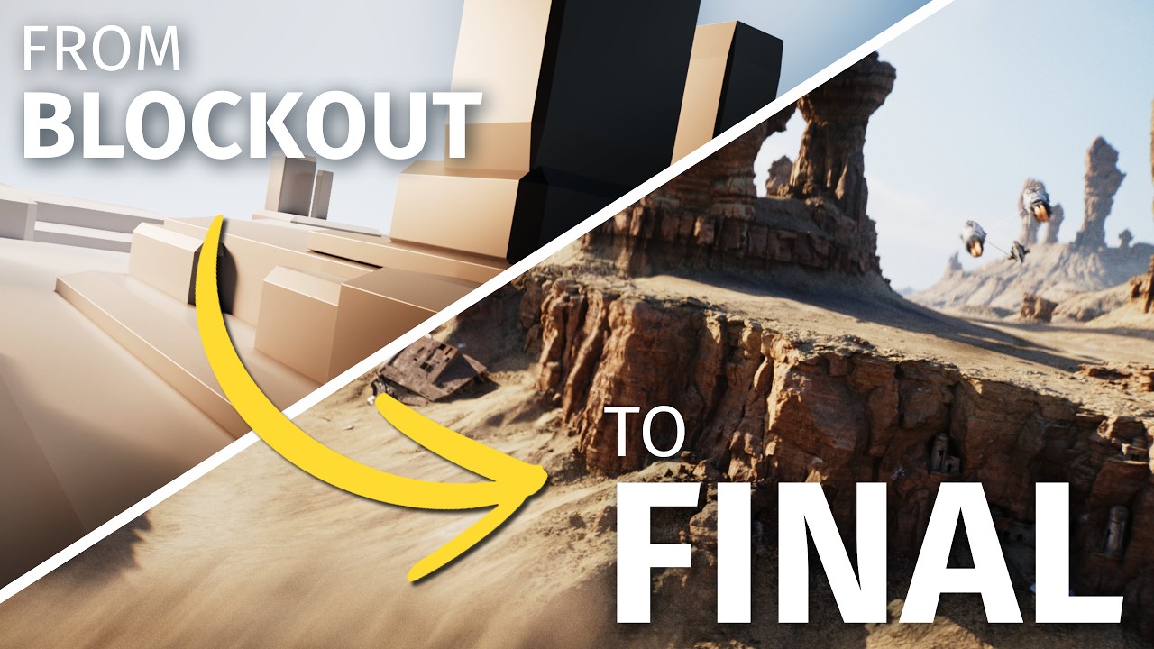 Turning a Simple Template into a Cinematic Podrace Shot (Breakdown)