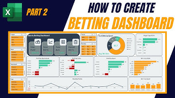 How to Create an Excel Sports Betting Tracker Dashboard | Part 2