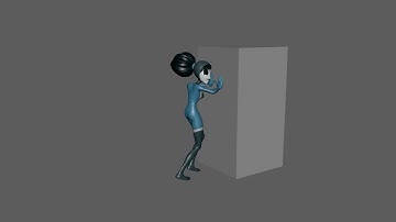 3D Animation | Push & Pull Exercise (Maya Playblast)