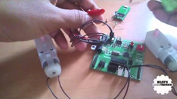 DC motor speed control and ADC using Robot Controller M1 library