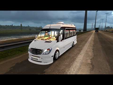 Video [ETS2] Mercedes Sprinter 2017 Dolmus v1.0 (1.28 Test) - youtube