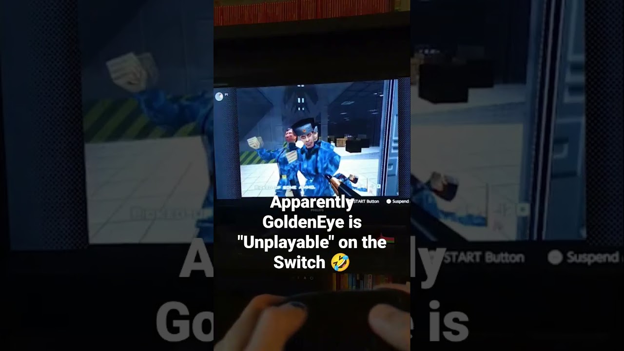 I'm good at not being good! (Goldeneye Nintendo Switch) #shorts 