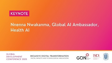 Keynote by Nnenna Nwakanma, Global AI Ambassador, Health AI | GDC 2025
