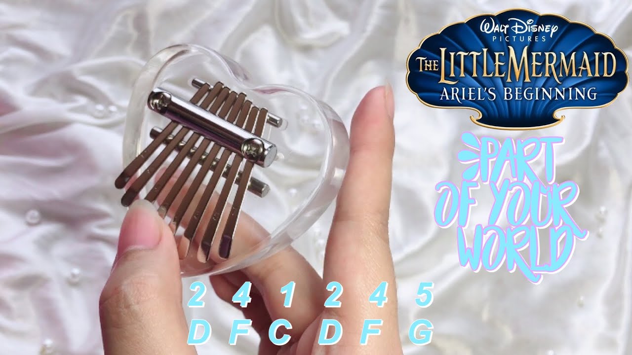Part Of Your World 8-Key Kalimba Cover W/ Easy Tabs | Pai C - Youtube