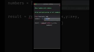 Reduce with lambda #python