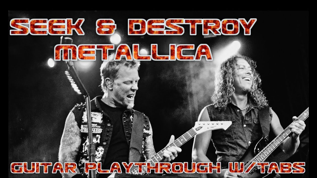 ‘Seek & Destroy’ by Metallica Guitar Playthrough w/tabs (Chris Zoupa)