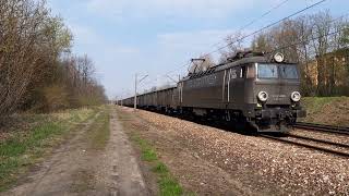 ET22-R005 CTL Logistics z węglarkami przelotem przez Olkusz