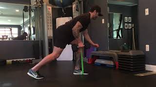 Famous Split Stance Bentover Single Arm Dumbbell Row with Miniband Resistance Wealth